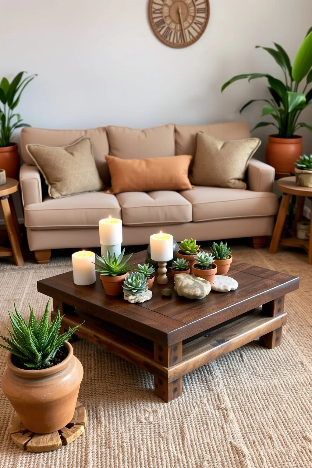 2. Earthy Accents