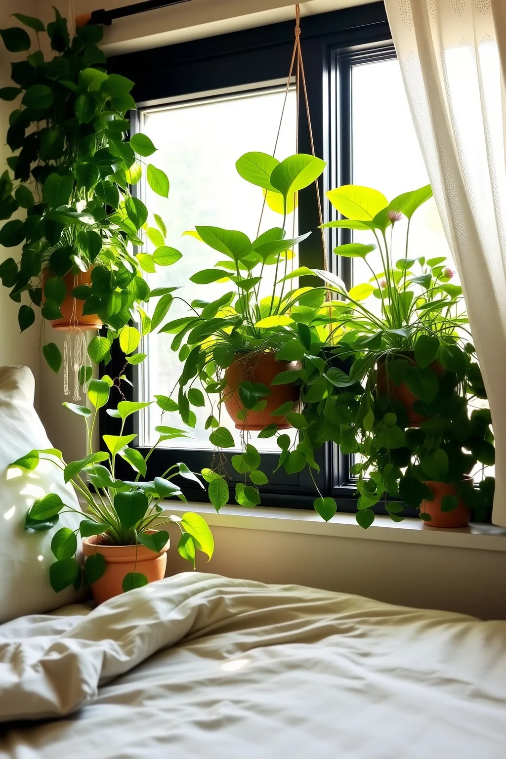2. Lush Green Plants