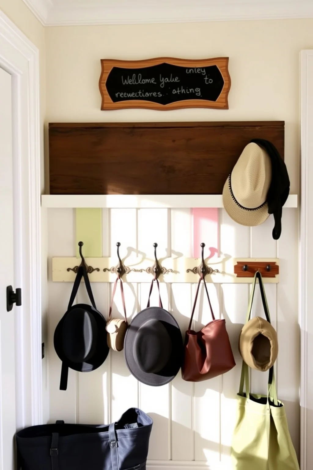 2. Rustic Wall Hooks