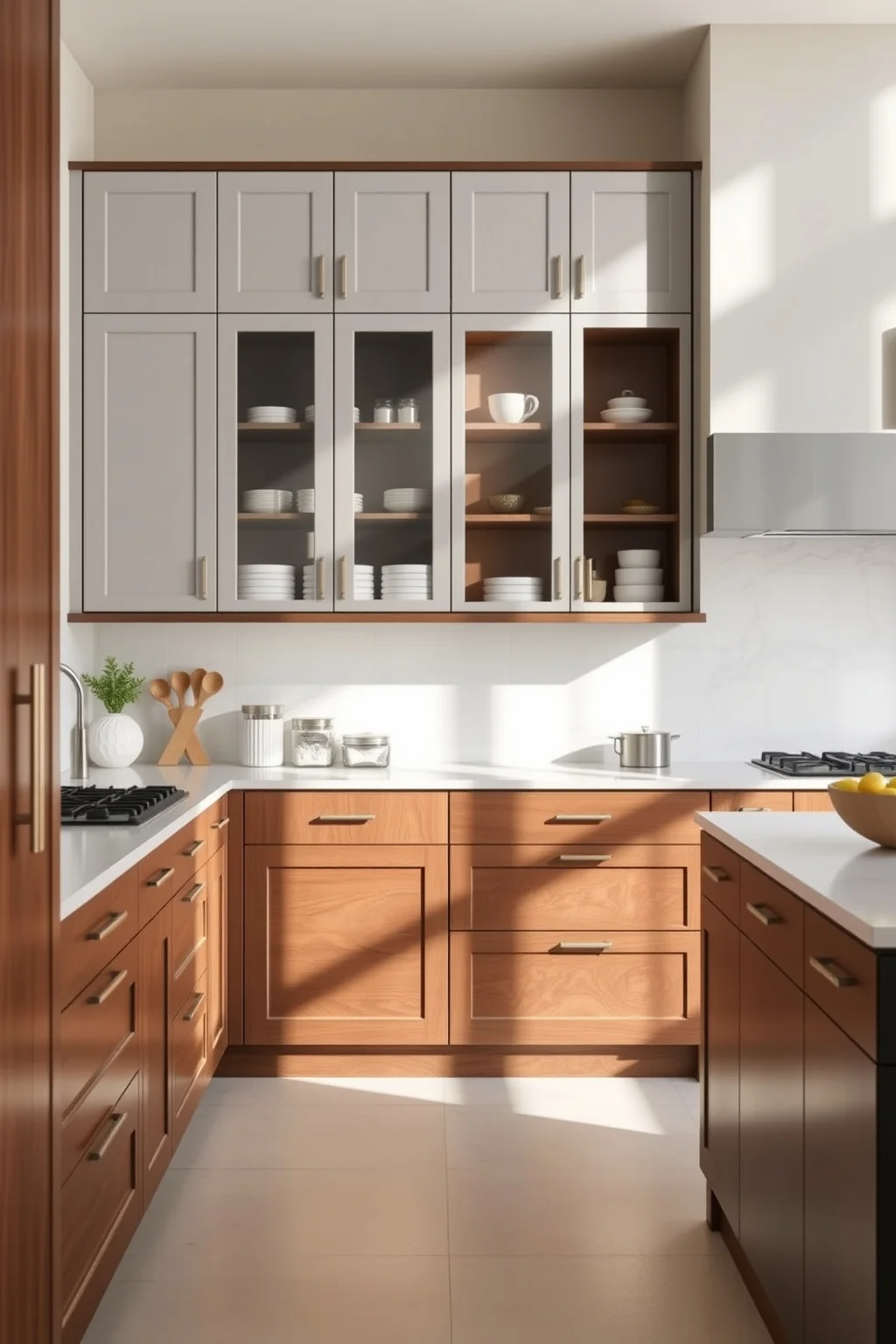 2. Two-Tone Cabinets