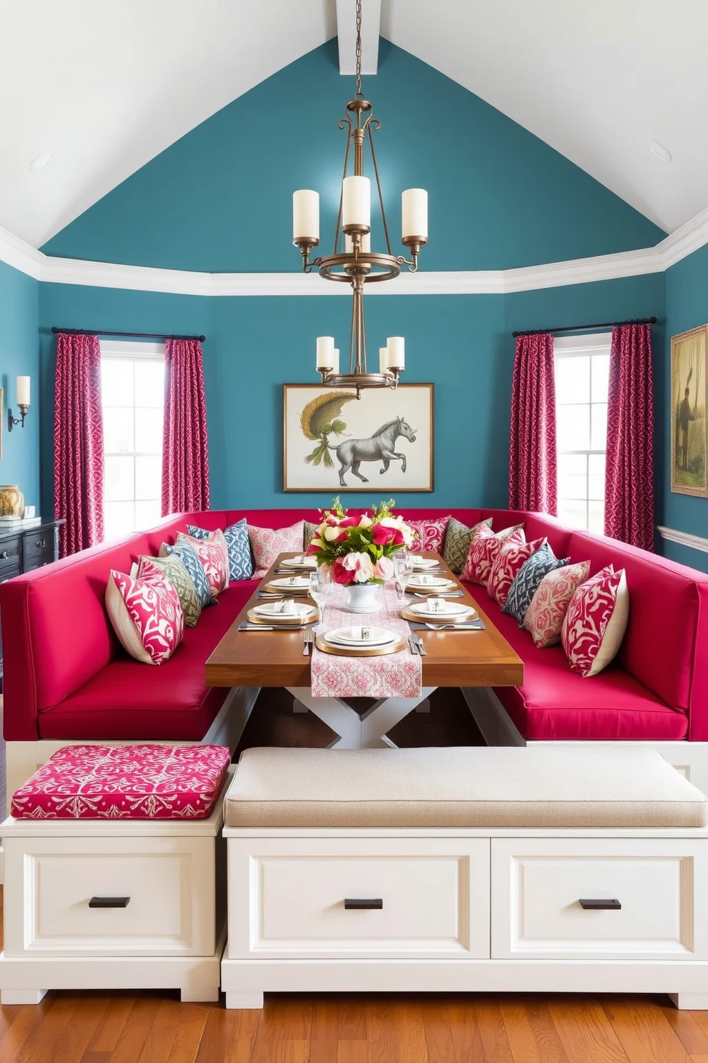 2. U-Shaped Banquette