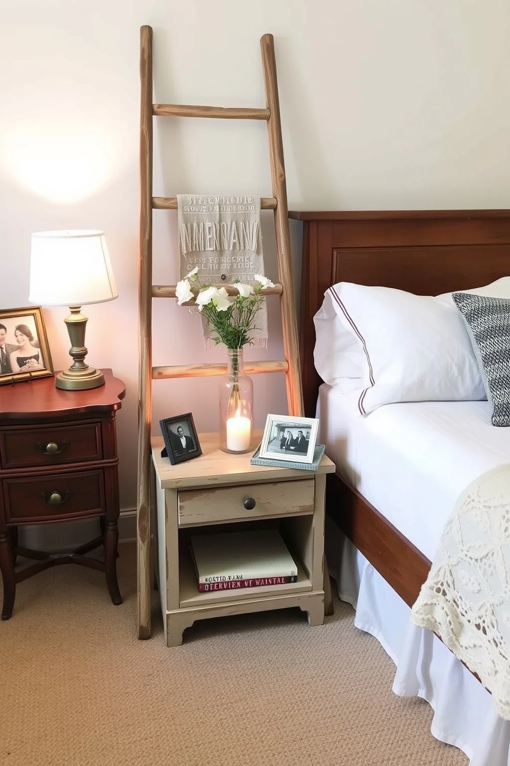 2. Vintage Nightstands