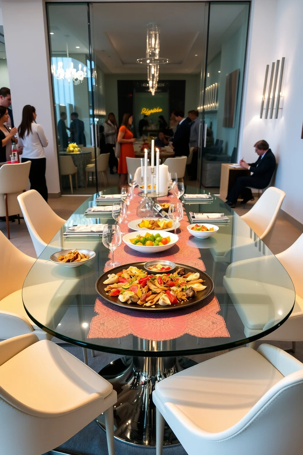 3. Elegant Glass Top