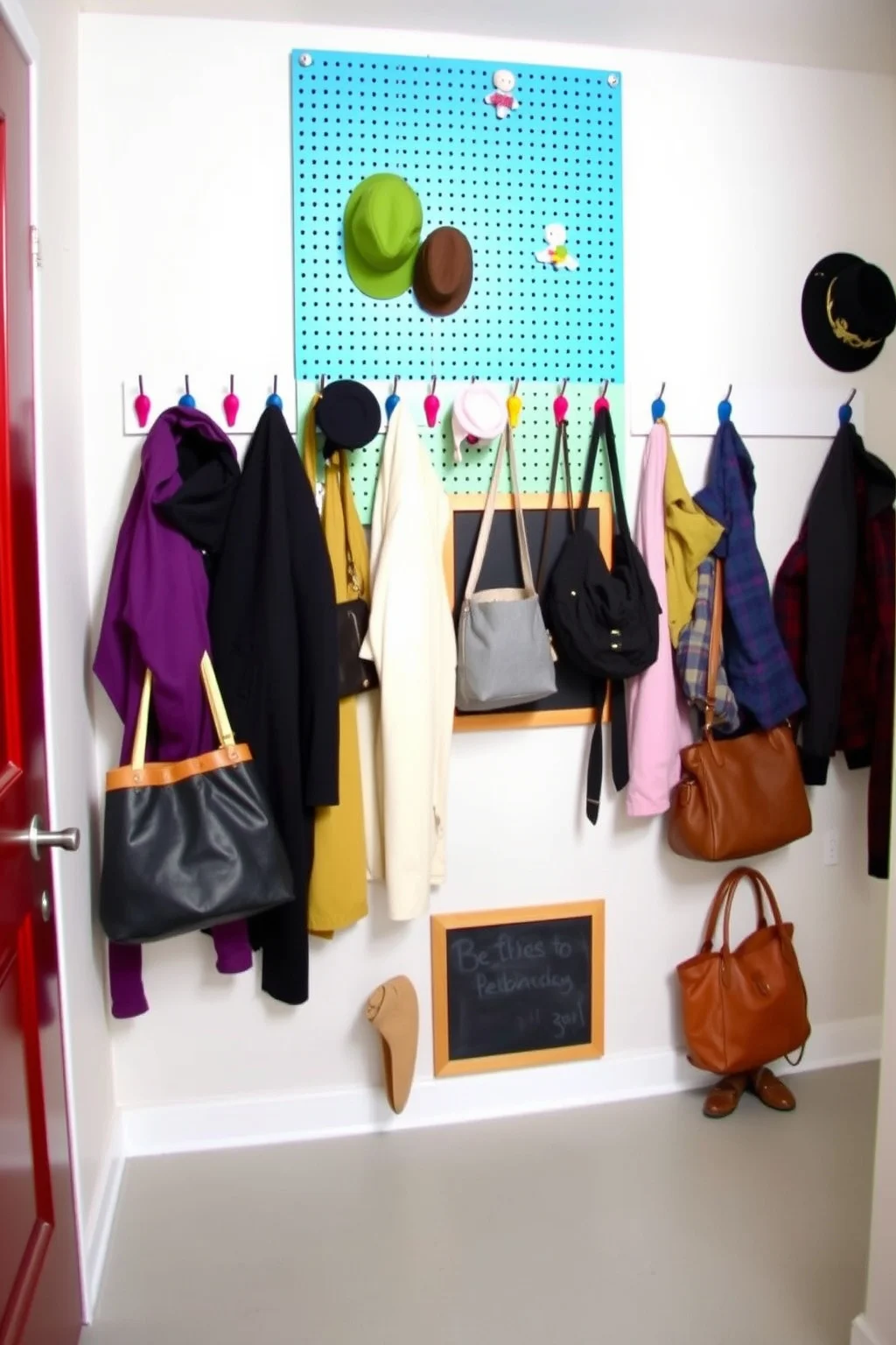3. Hooks and Pegboards