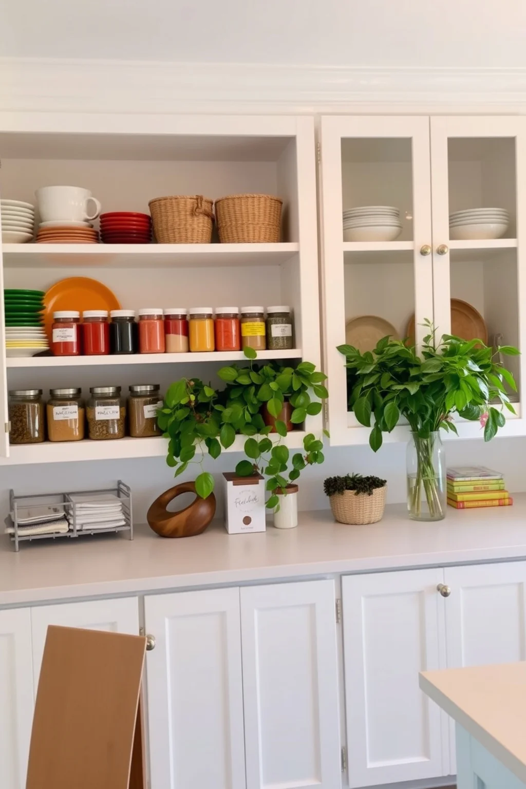 3. Open Shelving