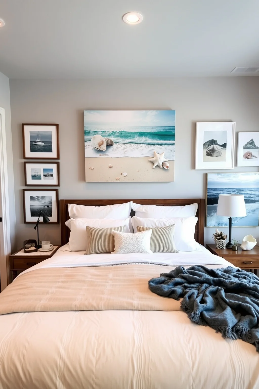 4. Coastal-Themed Artwork