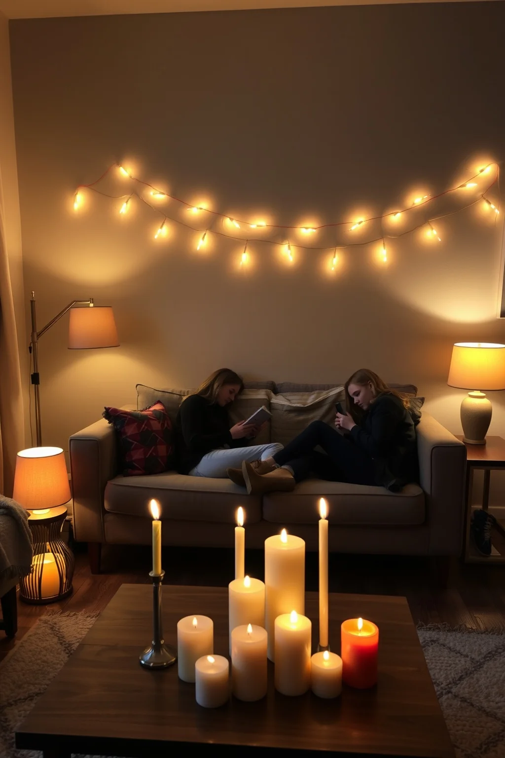 4. Cozy Lighting