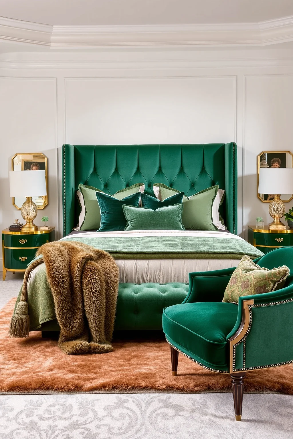 4. Emerald Accents