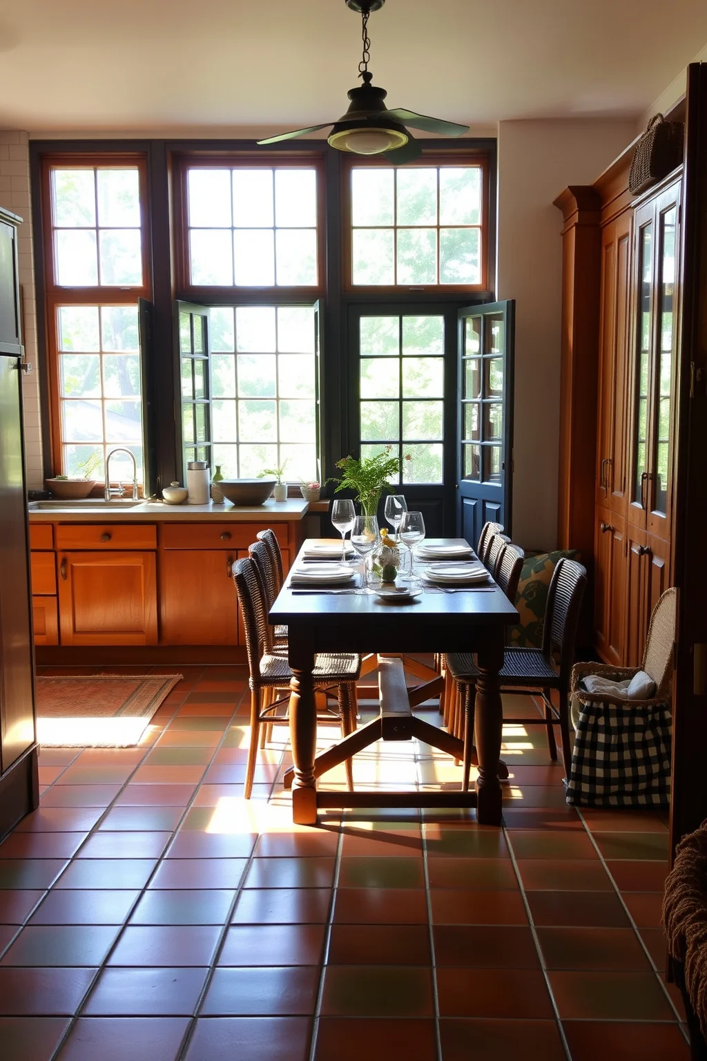 4. Olive Green Terracotta Tiles