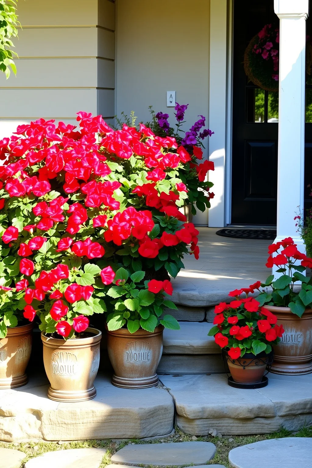 4. Potted Plants and Flowers