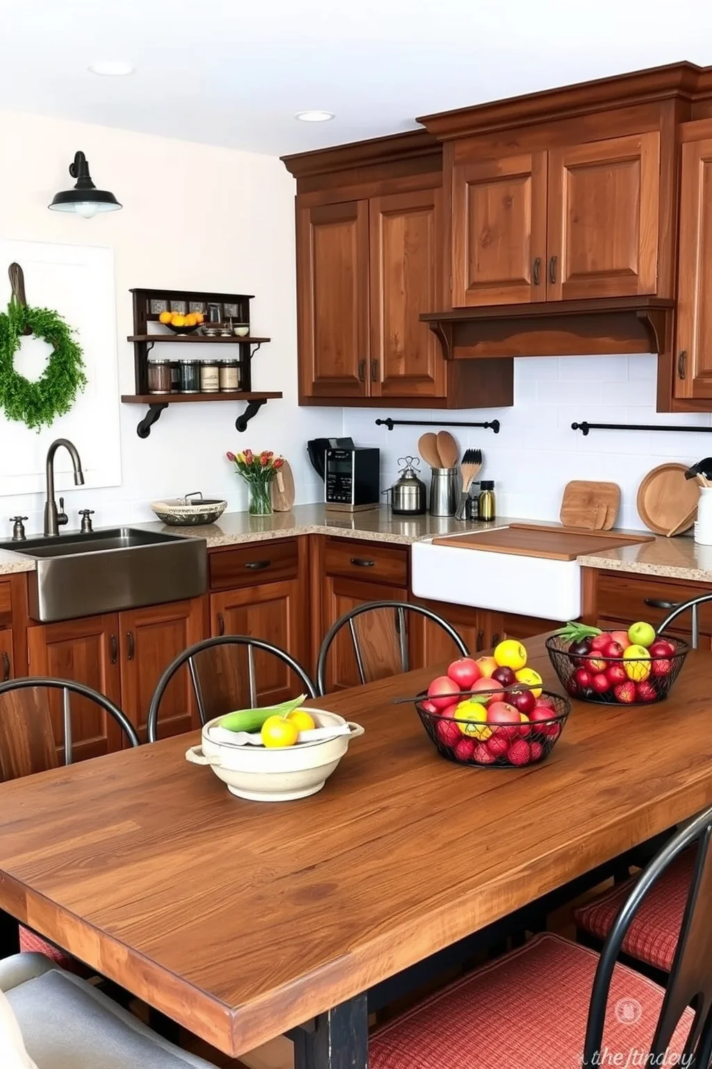 4. Rustic Farmhouse Style