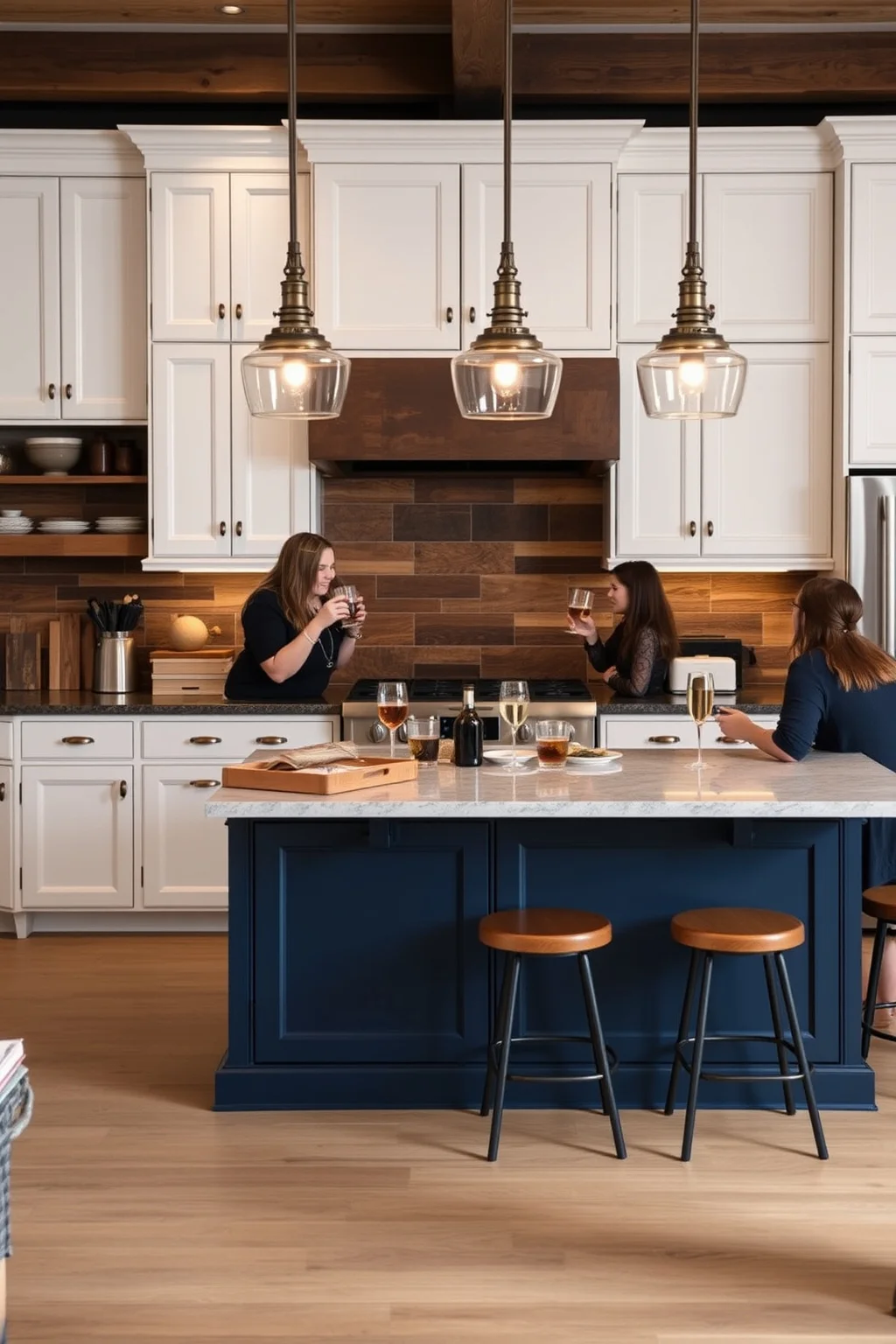 4. Two-Tone Cabinets