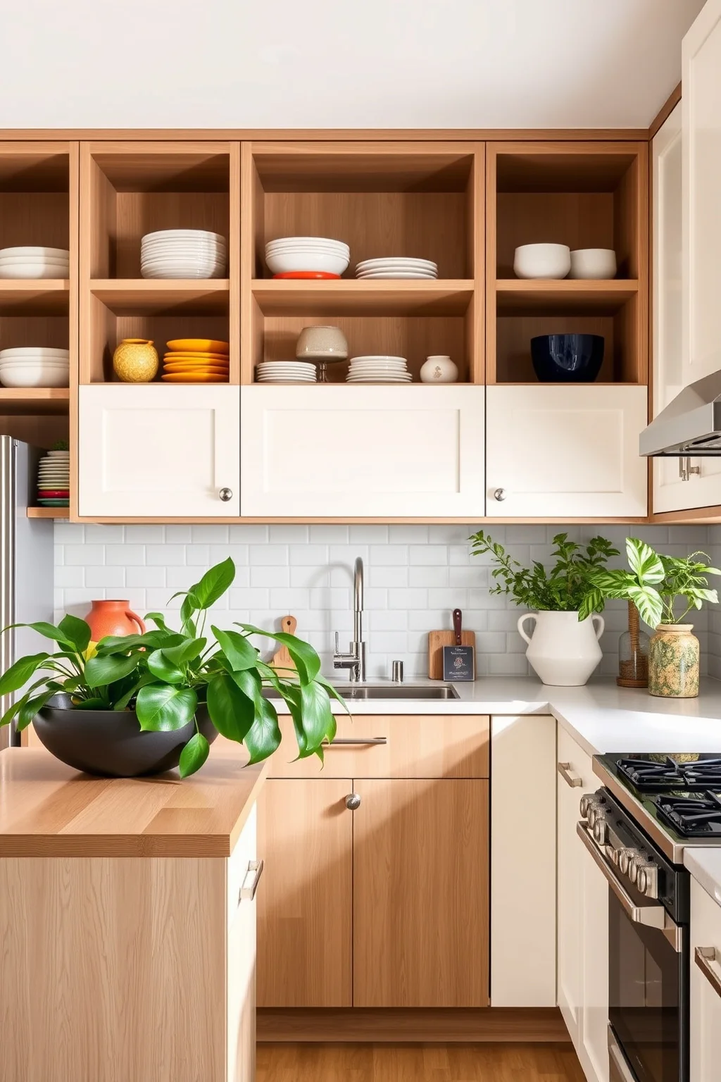 4. Two-Tone Cabinets