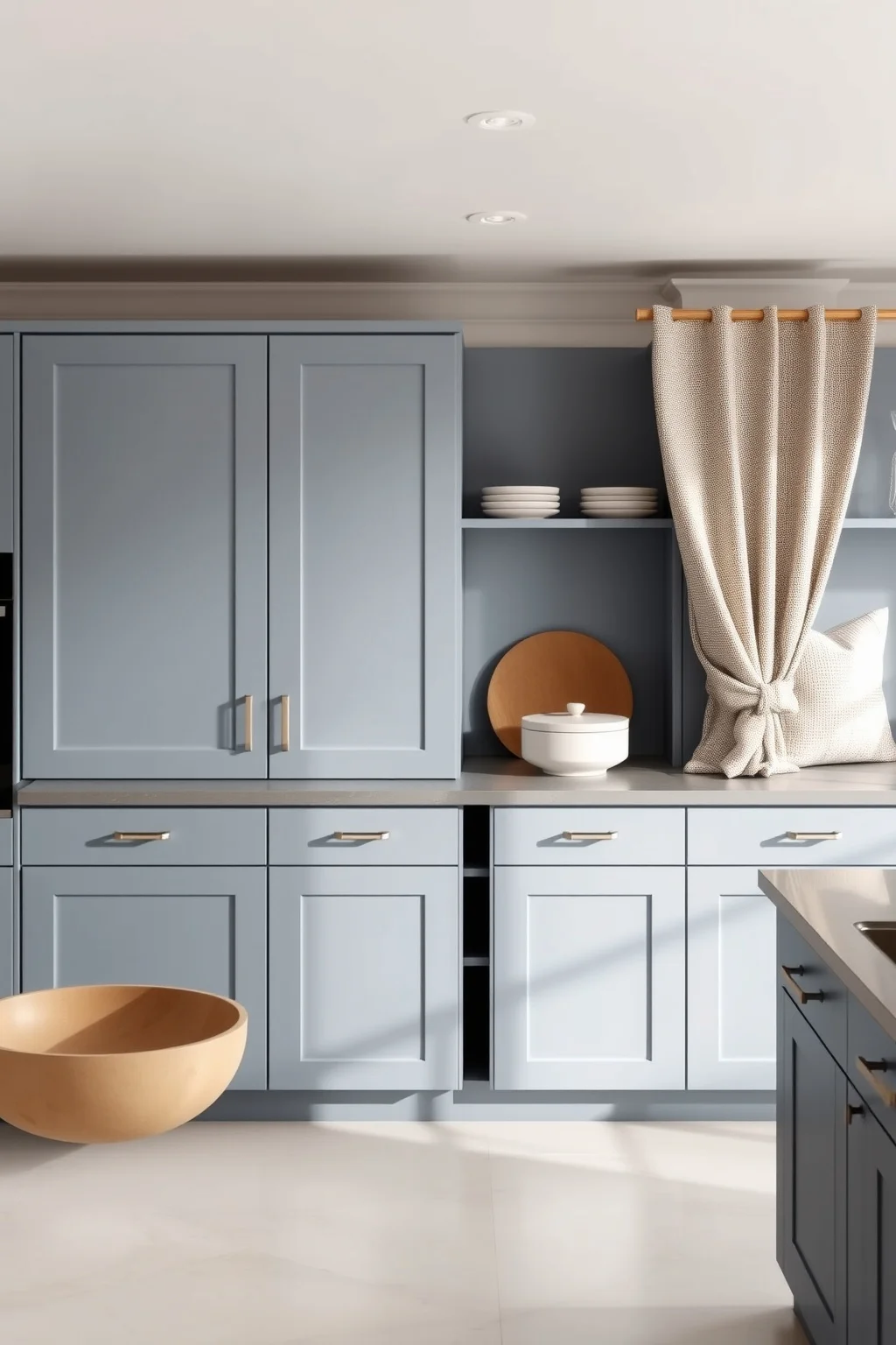 5. Muted Blue for a Calm Retreat