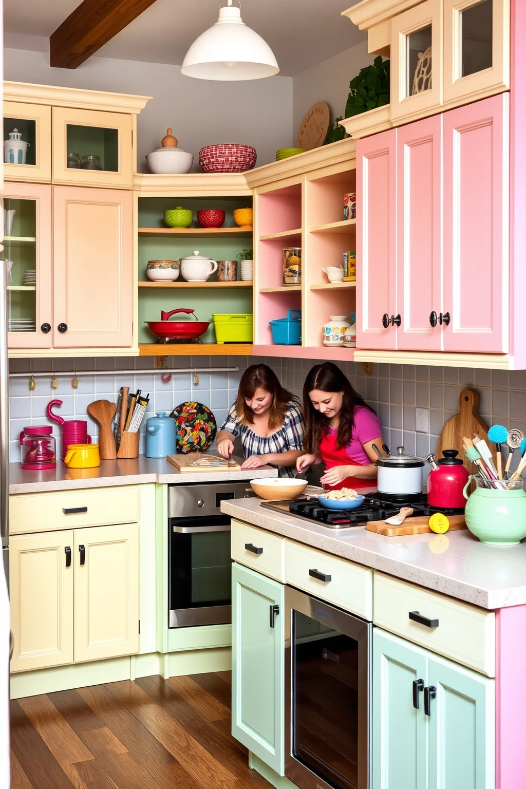 5. Painted Wood Cabinets
