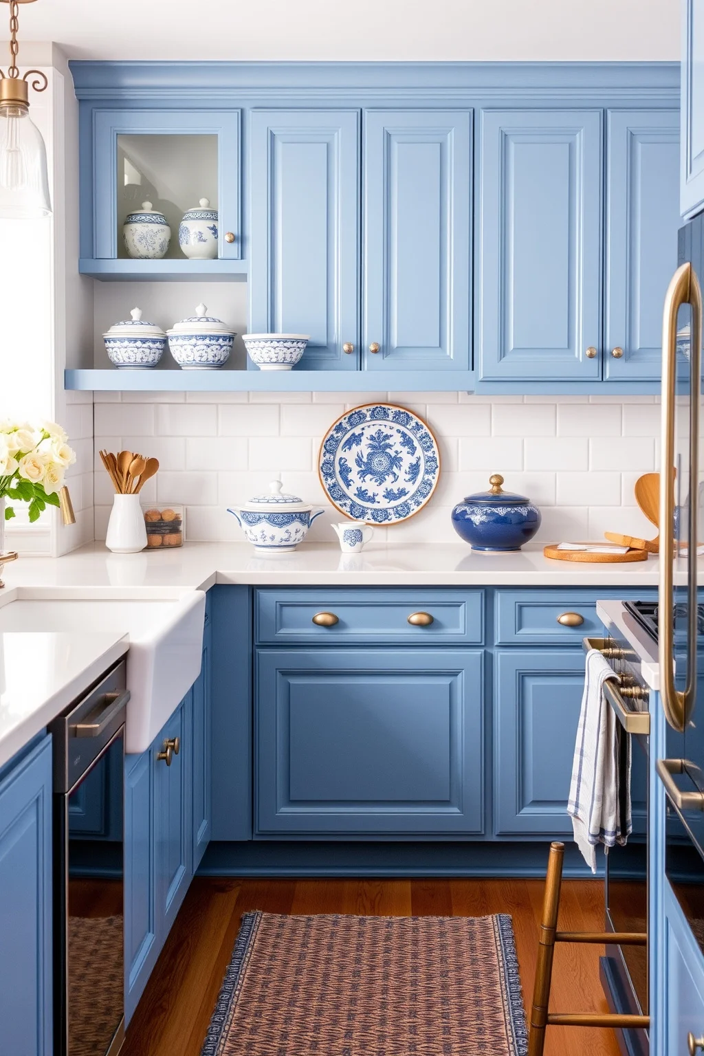 6. Blue and White Classic Combo