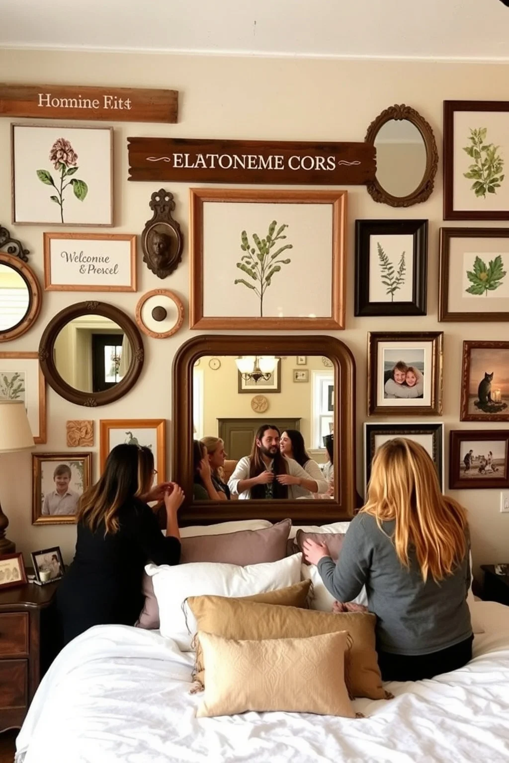 7. Farmhouse-Inspired Wall Decor