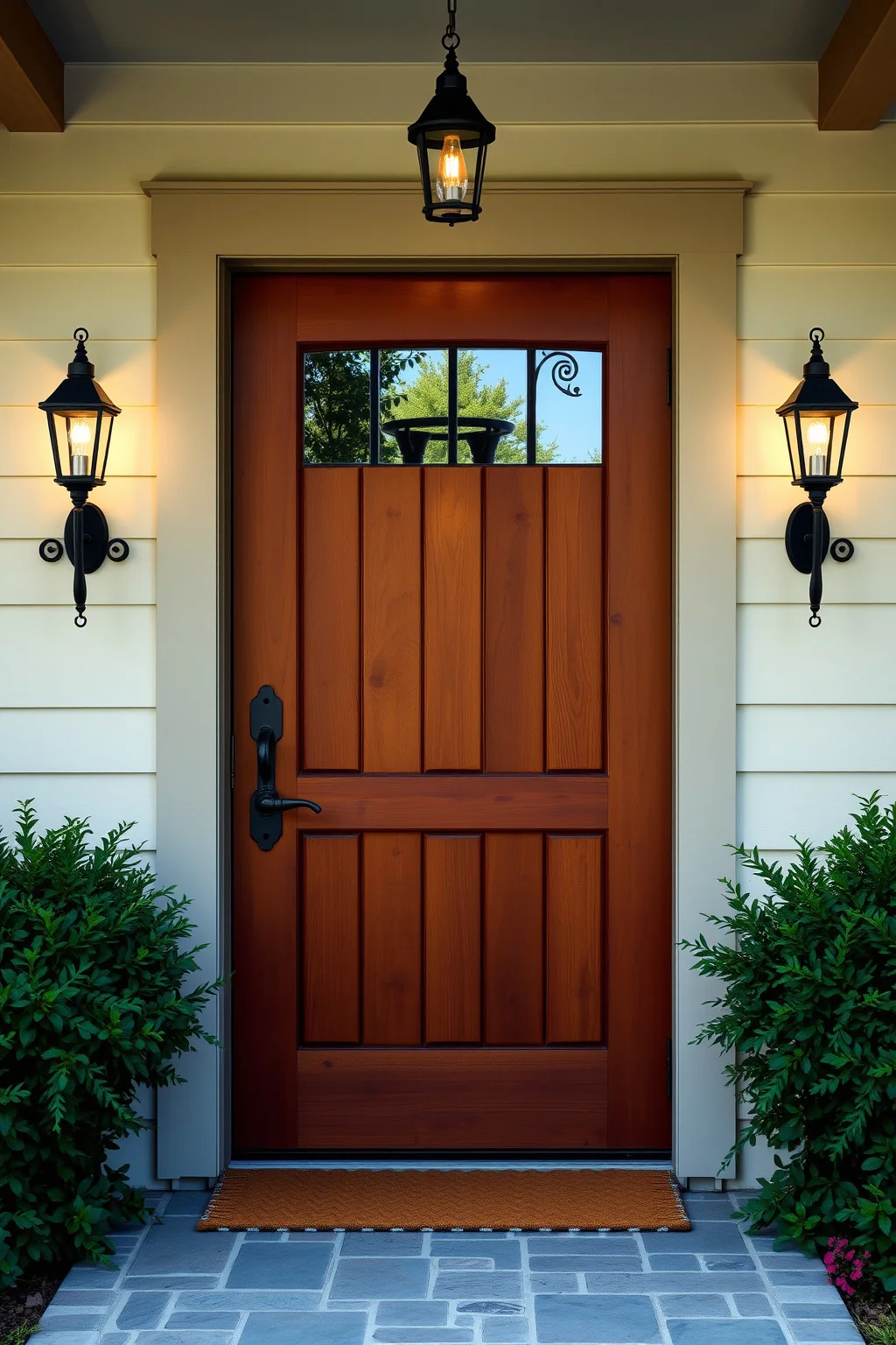 7. Farmhouse-Style Door Hardware
