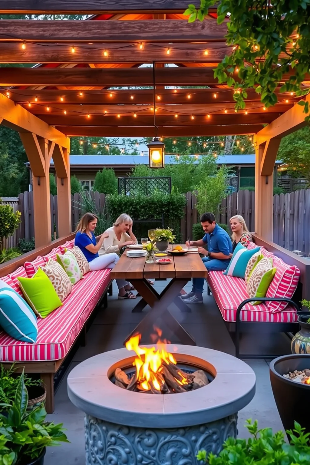 8. Outdoor Banquette