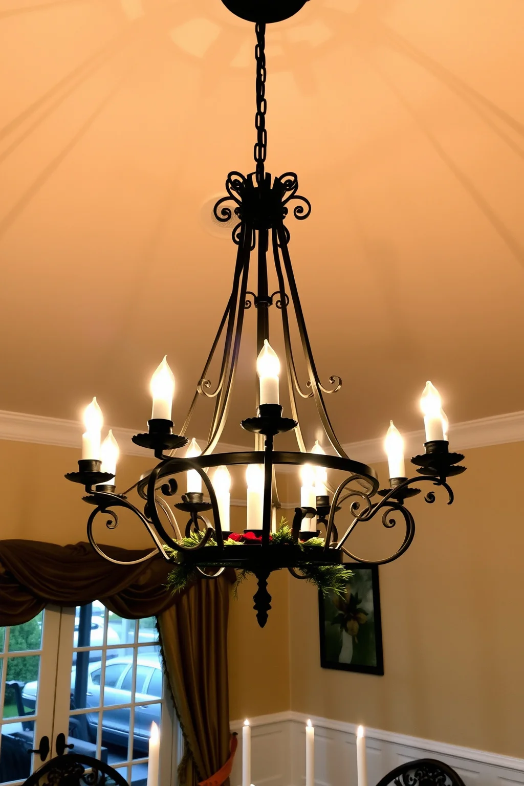 9. Candle Chandelier