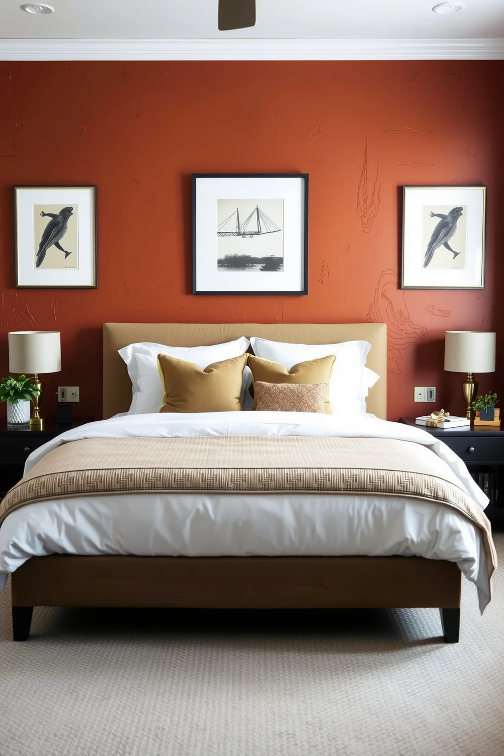 9. Earthy Accent Walls