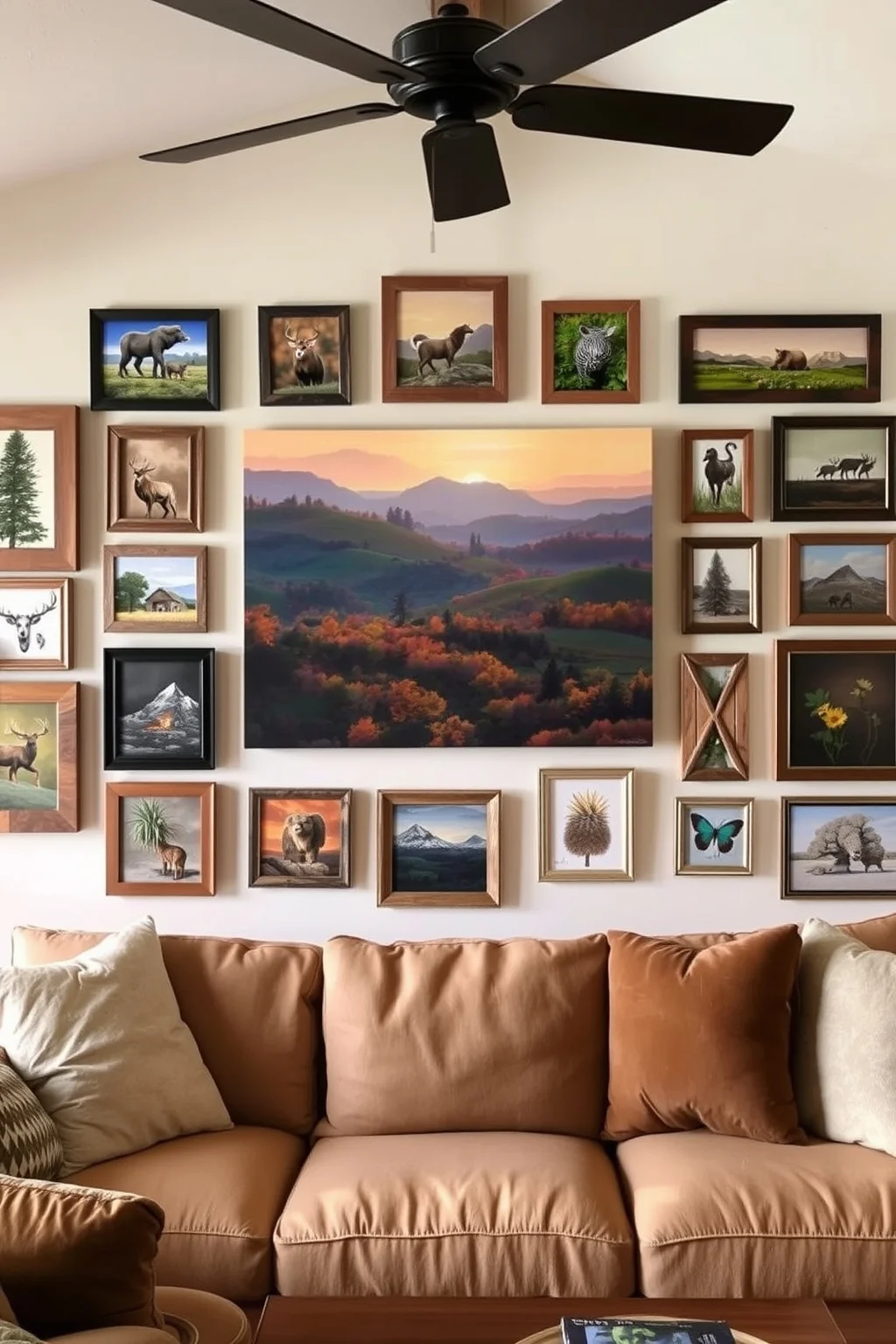 9. Earthy Wall Art