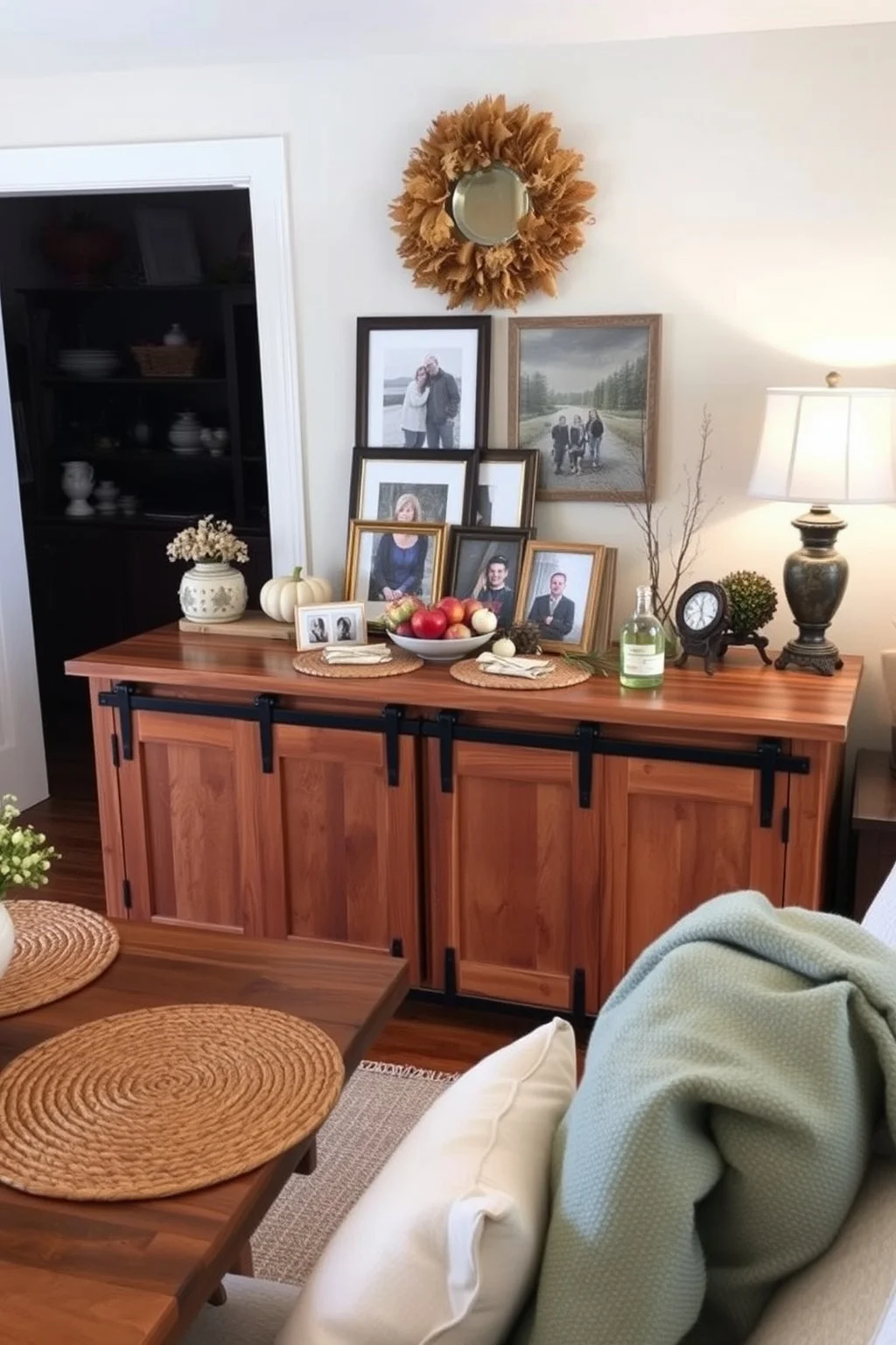 9. Farmhouse Chic Sideboard