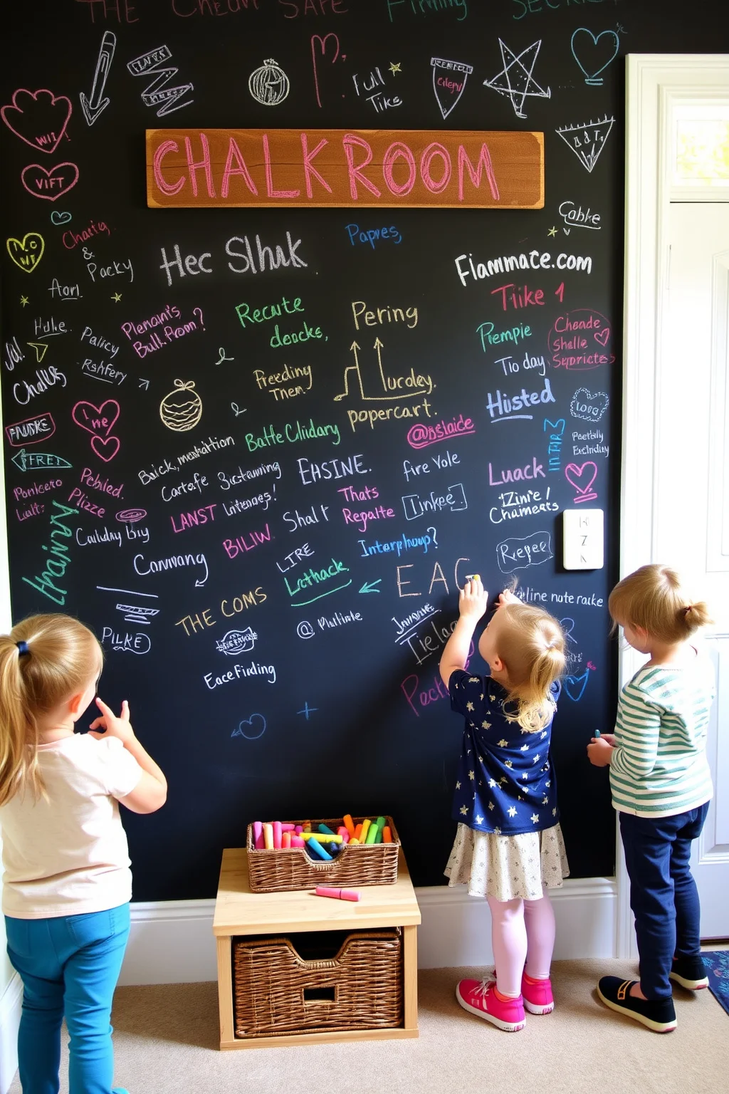 9. Install a Chalkboard Wall