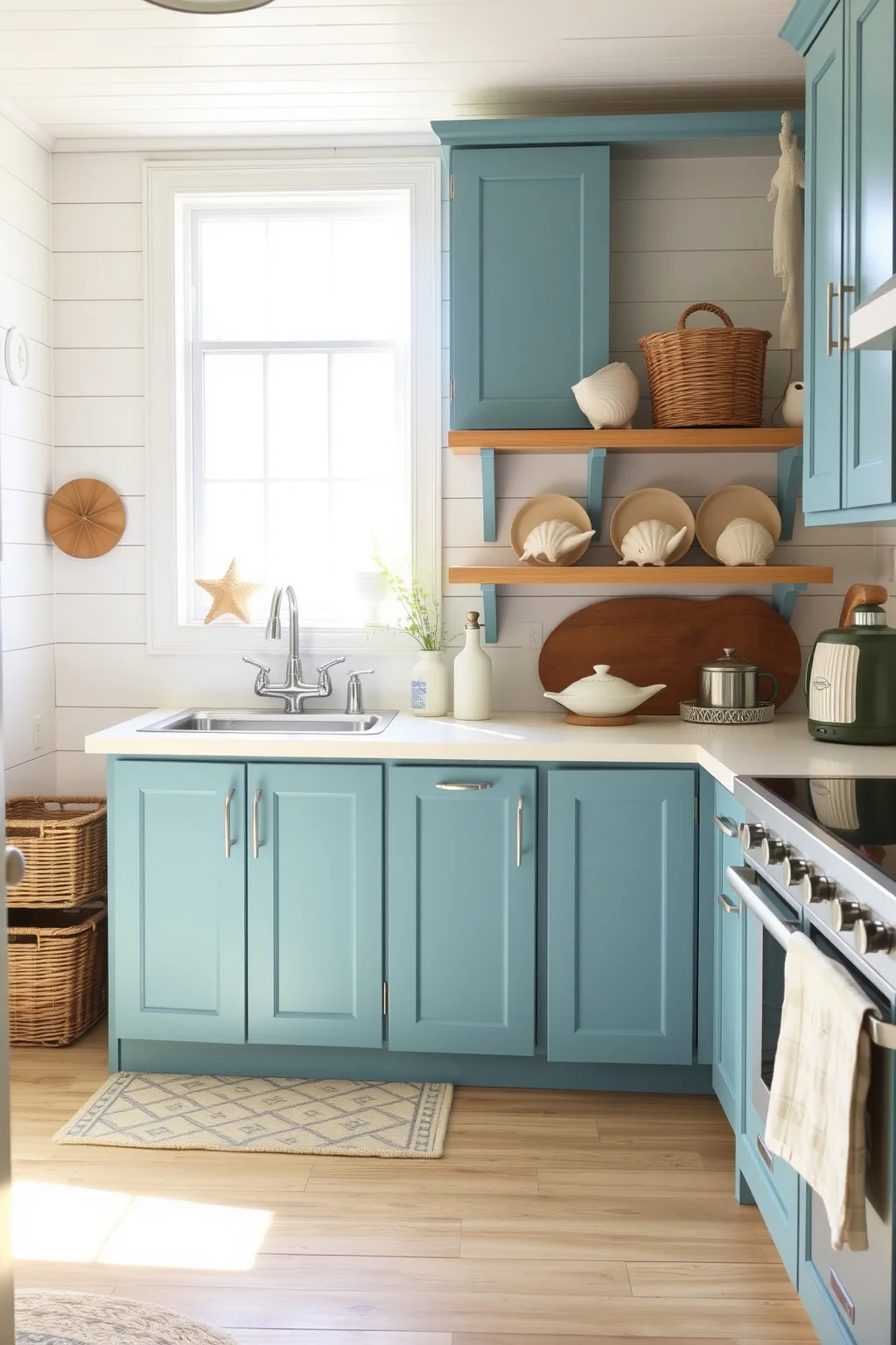 9. Ocean Blue for a Nautical Theme