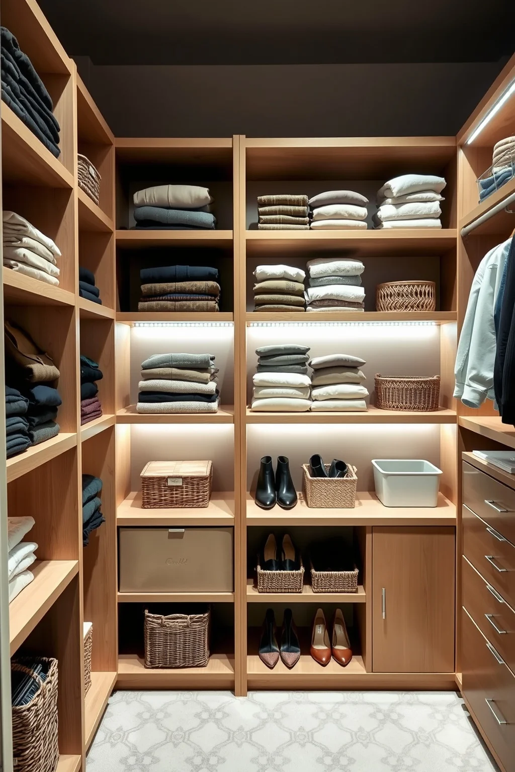 1. Open Shelving for Easy Access