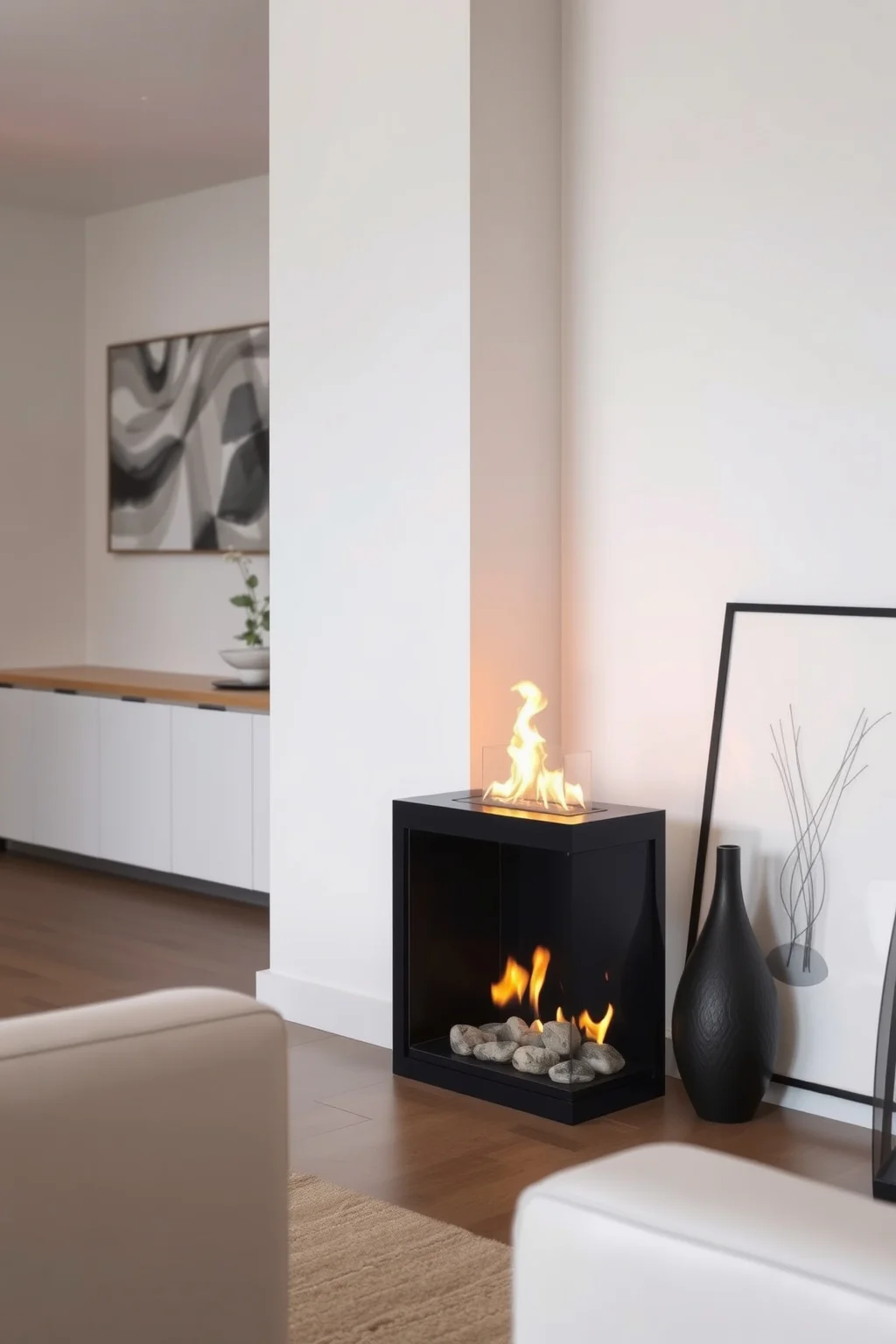 15. Modern Bioethanol Fireplace