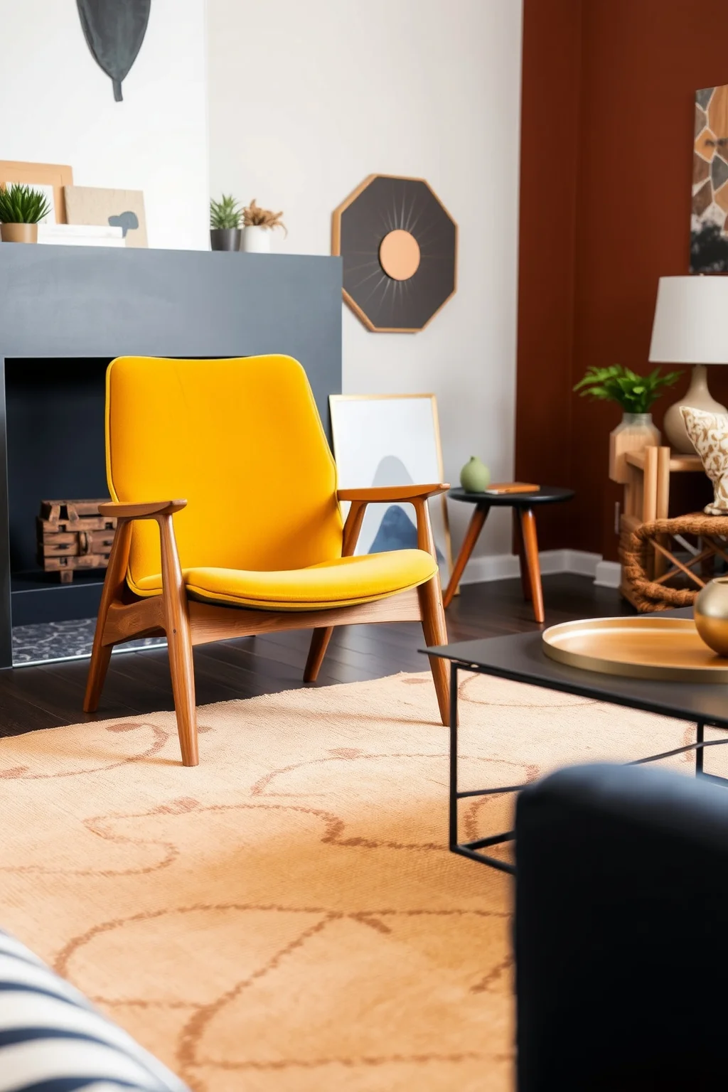 2. The Mid-Century Modern Chair