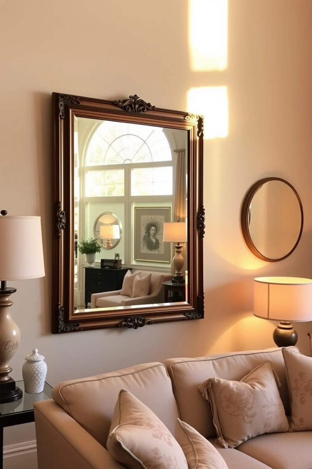 3. Lighten Up with Mirrors