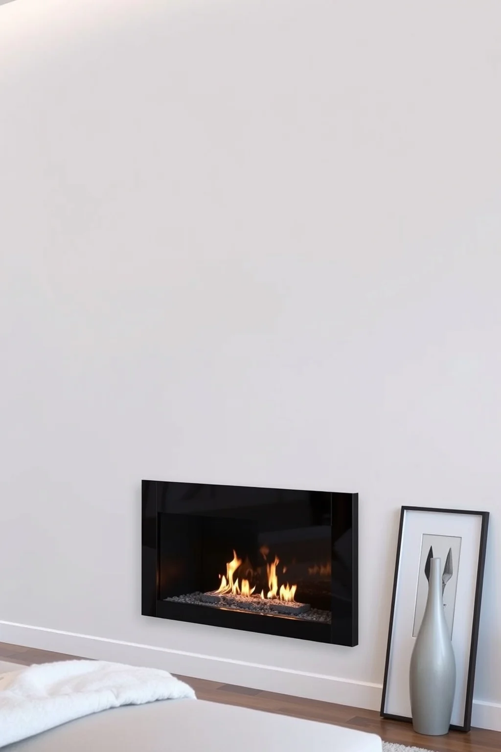 4. Minimalist Modern Fireplace
