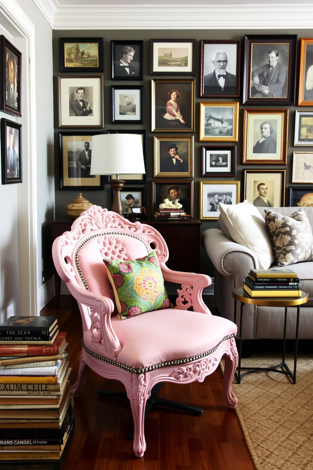 4. The Vintage Accent Chair