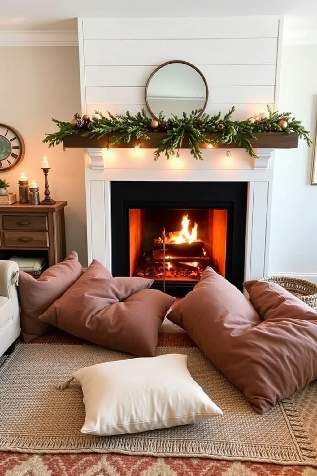 5. Farmhouse Style Fireplace