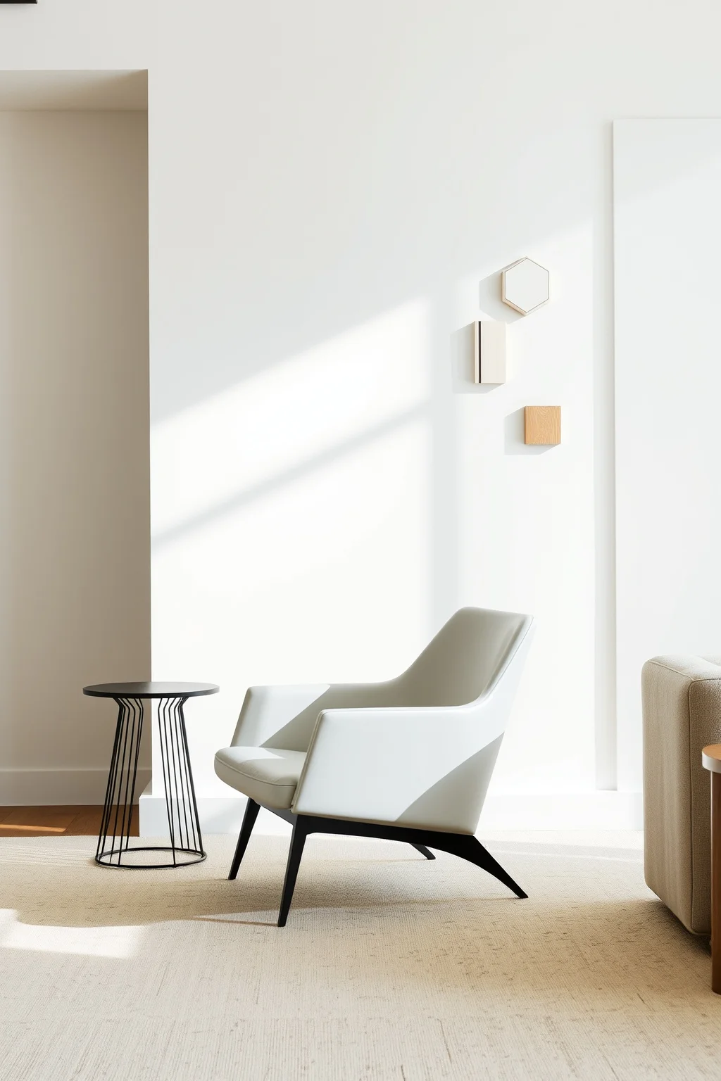 8. The Modern Minimalist Chair